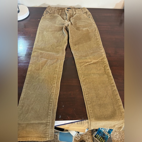 Boys Gap Denim Corduroy Pants Size 8 Regular - Light Tan Color, super soft fall - Picture 5 of 13
